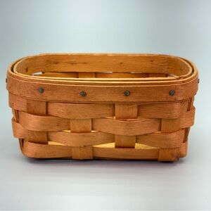 Vintage Mini Longaberger Handmade Basket